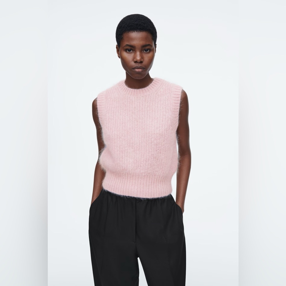 COS MOHAIR KNIT TANK